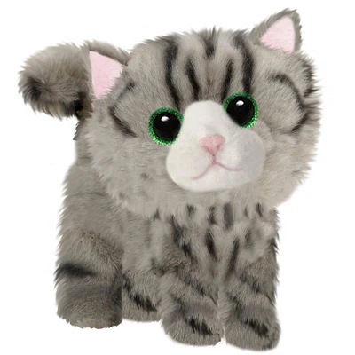 First and Main 7" Fluffles Striped Kitten Plush
