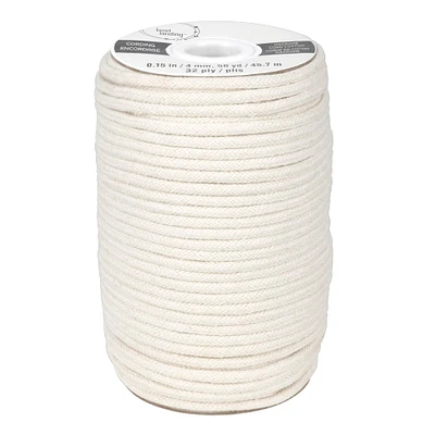 8 Pack: 4mm Natural Cotton Macramé Cord by Bead Landing™