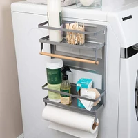 Household Essentials Metal Organizer with Paper Towel Holder