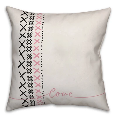 Modern Love Throw Pillow