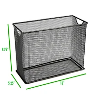 Mind Reader Metal Mesh File Organizer Storage Basket