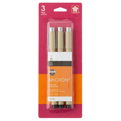 Pigma® Micron™ Fine Line Black Pens
