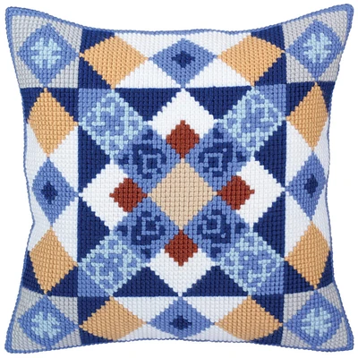 RTO Collection D'Art Majolica Stamped Needlepoint Cushion