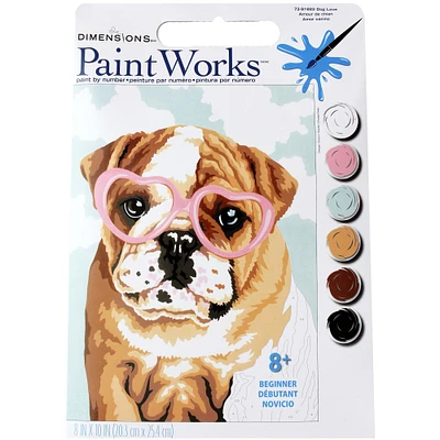 Dimensions® Paintworks™ Dog Love Paint-by-Number Kit
