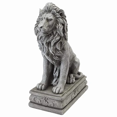 Design Toscano 30" Fouquet Royal Palace Sentinel Lion Statue