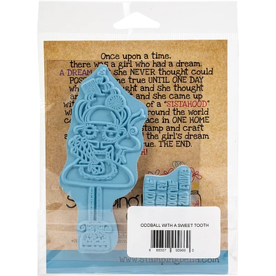 Stamping Bella Oddball With A Sweet Tooth Cling Stamps