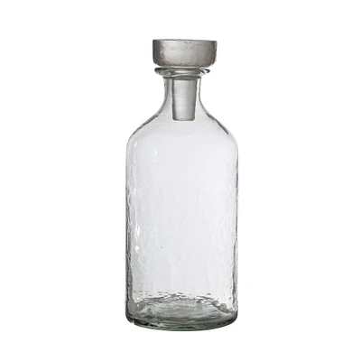 10" Clear Glass Decanter