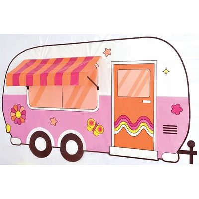 Throwback Summer 3D Retro Van Scene Setter