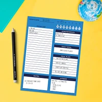 TF Publishing Bright Blue Day Daily Task Pad