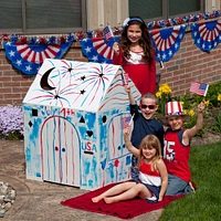 Easy Playhouse Crafty Cottage Cardboard Playhouse