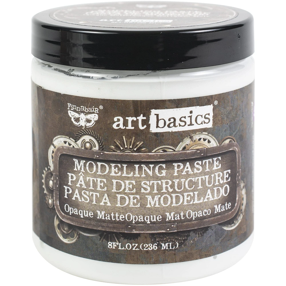 Finnabair® Art Basics Opaque Matte Modeling Paste, 8oz.