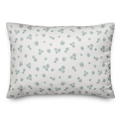 Daisy Pattern Throw Pillow