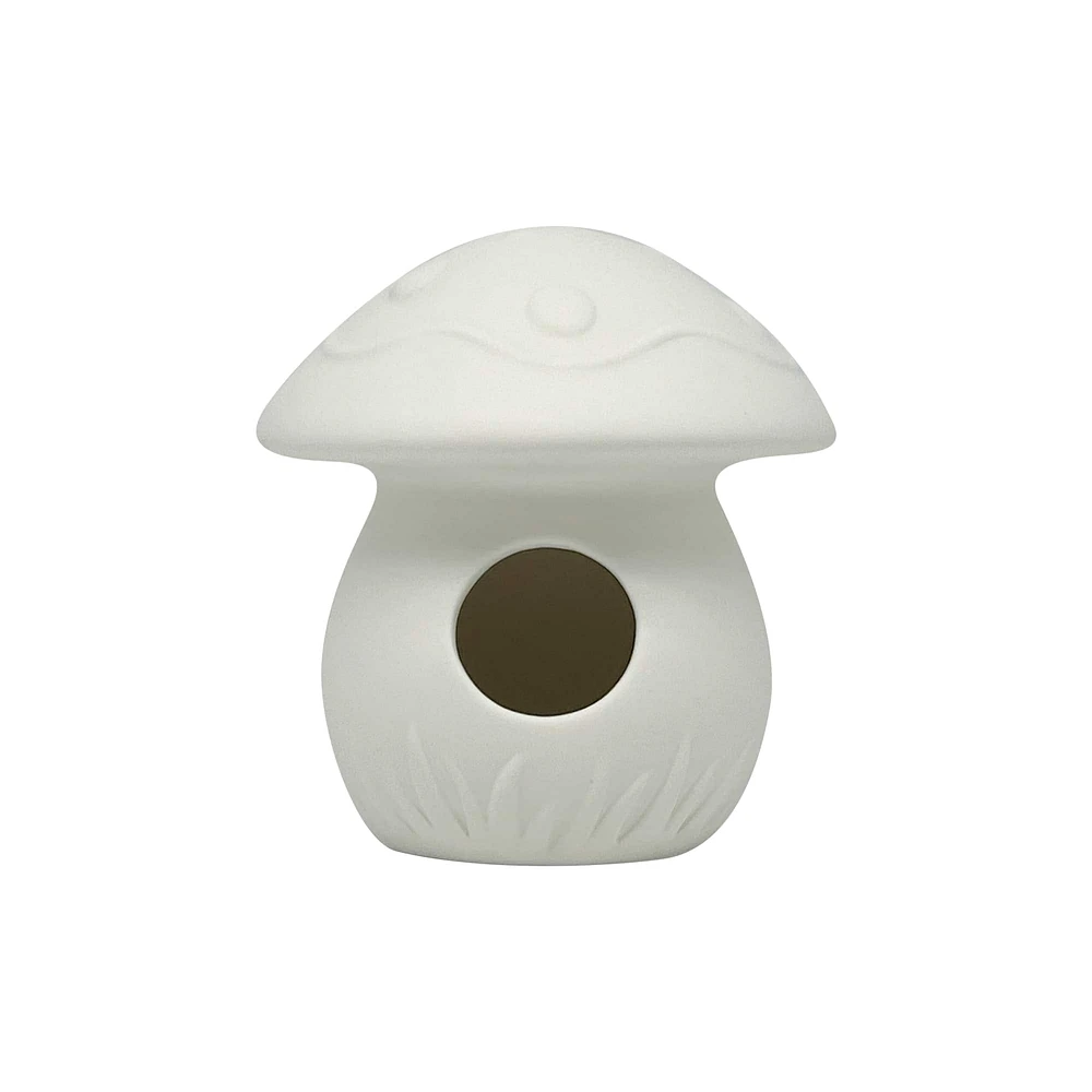 5.5" Ceramic Mushroom Birdhouse by Make Market®
