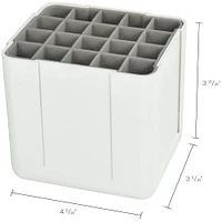 Deflecto® White Interlocking Marker Organizer