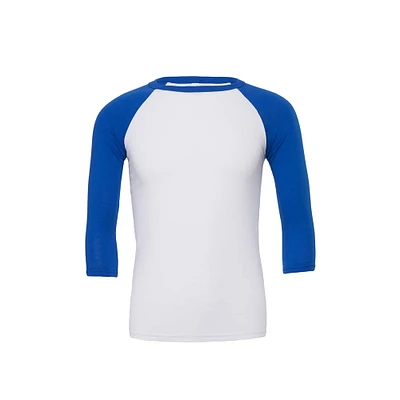 BELLA+CANVAS® 3/4 Sleeve Adult Unisex Baseball T-Shirt