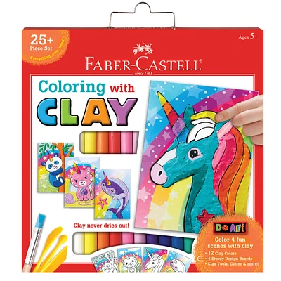 Faber-Castell® Do Art Coloring with Clay Unicorn & Friends Kit