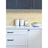 NuWallpaper Yellow Foliole Peel & Stick Wallpaper