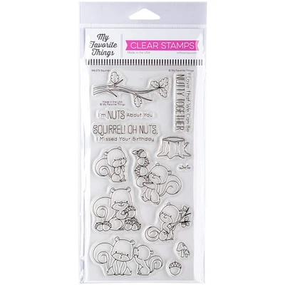 My Favorite Things Squirrel Clear Stamps