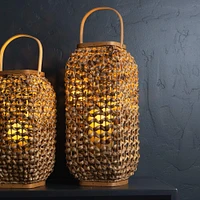 20" Wicker Lantern