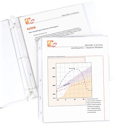 C-Line® 8.5" x 11" Standard Weight Poly Sheet Protectors, 100ct.