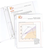 C-Line® 8.5" x 11" Standard Weight Poly Sheet Protectors, 100ct.