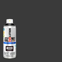 Pintyplus Matt Jet Black Evolution Water-Based Spray Paint, 11.18oz.