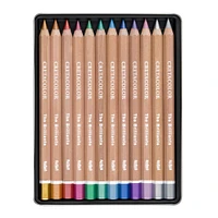 3 Packs: 12 ct. (36 total) Cretacolor The Brilliants Metallic Colored Pencils