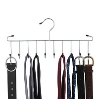 Organize It All Chrome 10 Hook Accessory Hanger