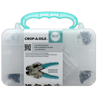 We R Memory Keepers® Crop-A-Dile® Teal Case with Eyelets