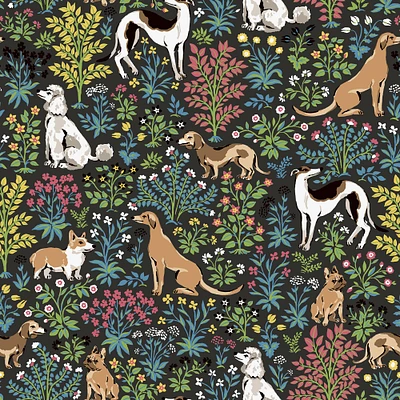 PrintFresh Must Love Dogs Peel & Stick Wallpaper