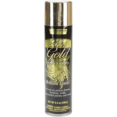 Champion Sprayon® 24 Kt. Gold Brilliant Finish Spray Enamel, 8.5oz.