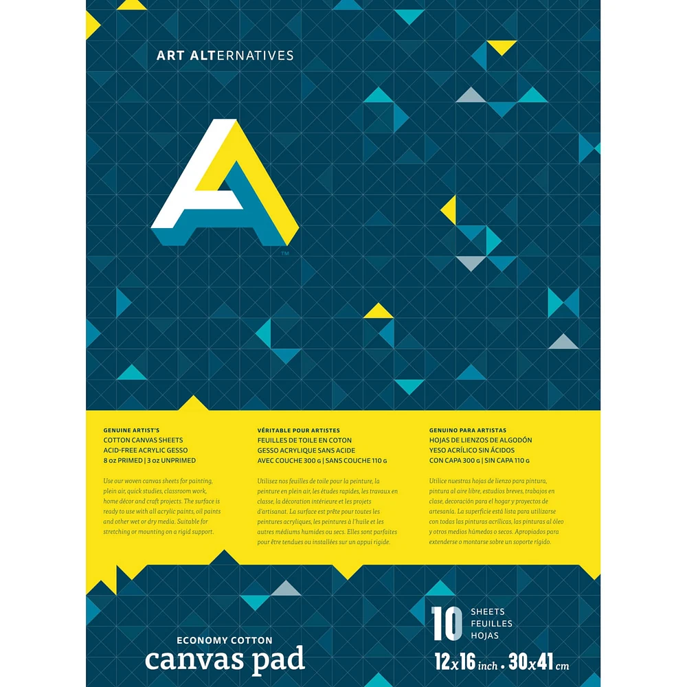 Art Alternatives Genuine Artist's Canvas Pad