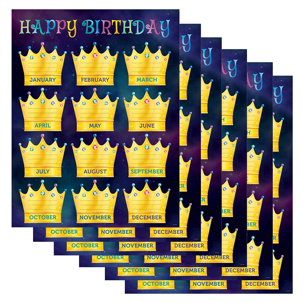 Creative Teaching Press® Mystical Magical Happy Birthday Chart, 6ct.