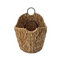 Large Water Hyacinth Basket with Handles by Ashland®