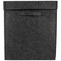 Sammy & Lou® Charcoal Gray Felt Bin Hamper