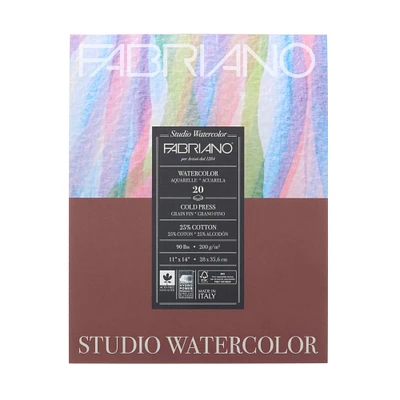 Fabriano® Studio 90lb. Cold Press Watercolor Pad