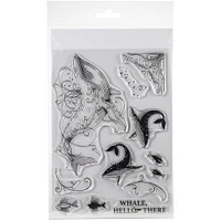 Pink Ink Designs® Whale A5 Clear Stamp Set