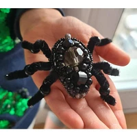 Crystal Art Beadwork Kit For Creating Broоch Spider