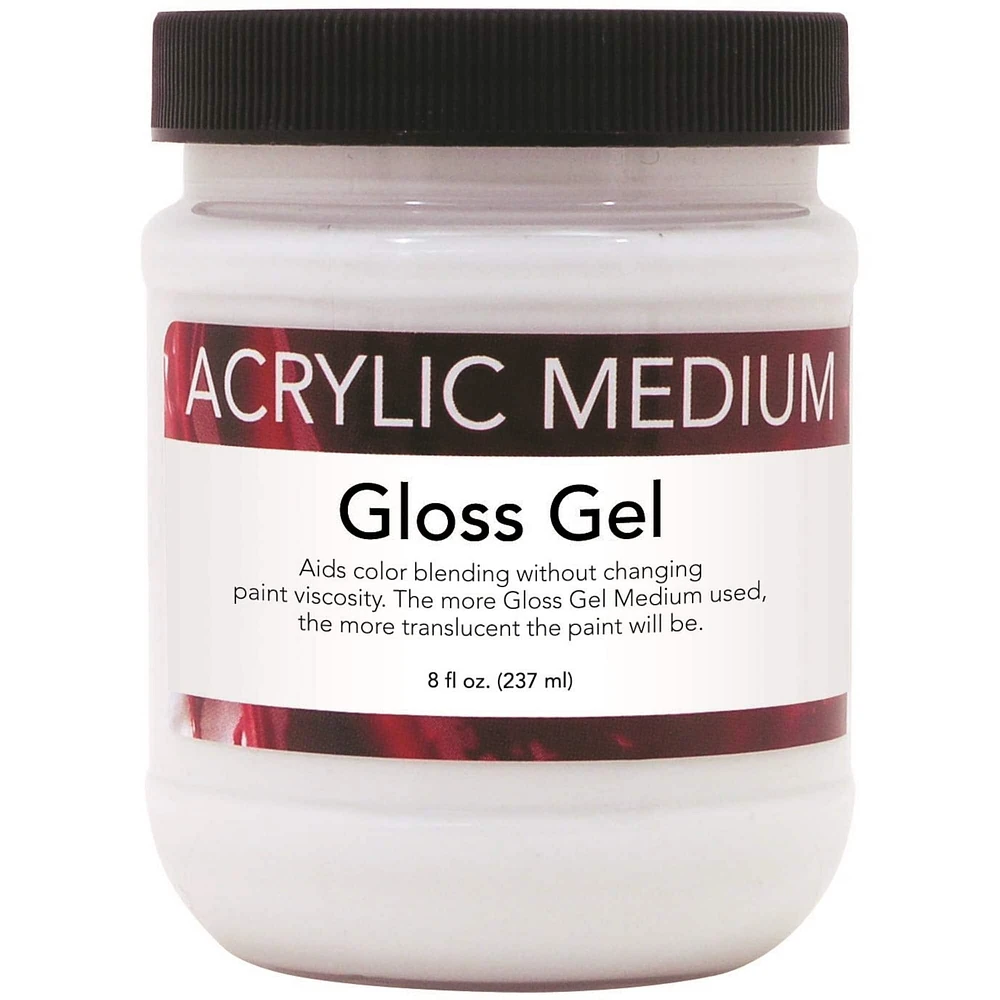 Art Advantage® Gloss Acrylic Gel Medium, 8oz.