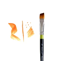 Golden Taklon Short Handle Angle Shader Brush by Artist's Loft™ Vienna