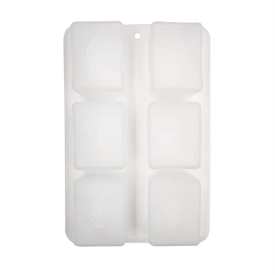 Leaf Pattern Silicone Square Soap Mold by Make Market®