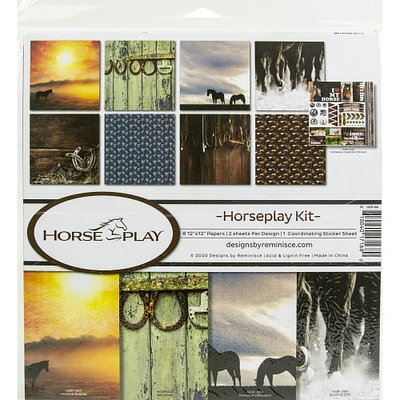 Reminisce Collection Kit 12"X12"-Horseplay