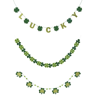 Assorted 6ft. St. Patrick's Day Felt Garland by Celebrate It™