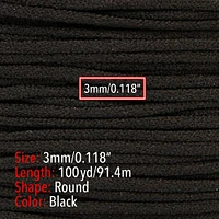 Beadsmith® Fablastic™ 3mm Round Spandex Cord