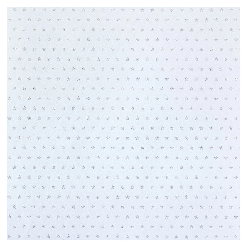 Silver Star Cardstock Paper by Recollections™, 12" x 12"