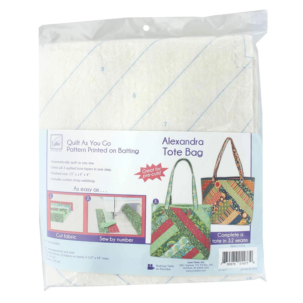 June Tailor® Quilt As You Go Alexandra Tote Bag