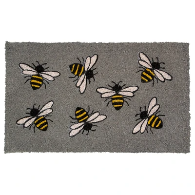 Natural Coir Bumble Bee Doormat