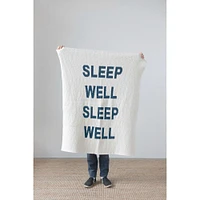 Sleep Well Knit Baby Blanket