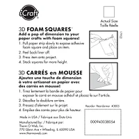 iCraft 3D Foam Squares