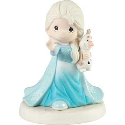 Precious Moments Disney® Frozen Elsa & Olaf Bisque Porcelain Figurine
